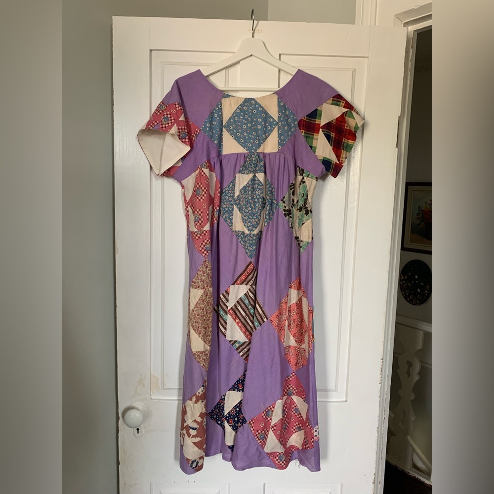 Handmade Vintage Quilt Topper Dress